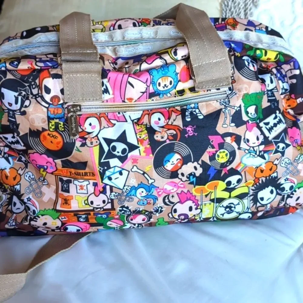 Tokidoki ProSportsac Med Duffel Weekender Bag Pockets Kawaii Japan Anime…